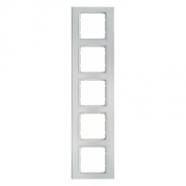 RAMKA PIĘCIOKROTNA ALUMINIOWA BIAŁY B.3 - HAGER - 10153904