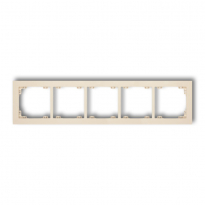 DECO; Ramka uniwersalna pięciokrotna - KARLIK - 1DR-5