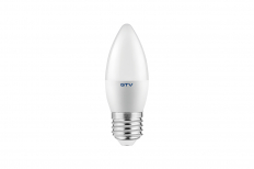 ŻARÓWKA LED E27 C30 6W 520LM 3000K ŚWIECZKA - GTV - LD-SMGC30C-60