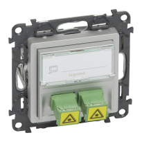 GNIAZDO ŚWIATŁOWOD SC/APC ALUMINIUM VALENA LIFE - LEGRAND - 753330