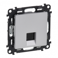 GNIAZDO 1XRJ45 KAT.5E FTP ALUMINIUM VALENA LIFE - LEGRAND - 753353