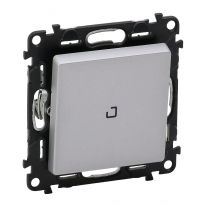 ŁĄCZNIK SCHODOWY PODŚWIETLANY ALUMINIUM 250 V~ VALENA LIFE - LEGRAND - 752326