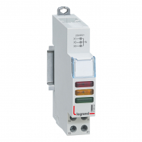 LAMPKA MODUŁOWA LED POTRÓJNA ZASILANIE 230V AC CZERWONY-ŻÓŁY-ZIELONY - LEGRAND - 412934