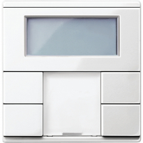 PRZYCISK WIELOFUNKCYJNY REGULATOR TEMPERATURY 2X BIAŁY POŁYSK SYSTEM M KNX - SCHNEIDER ELECTRIC - MTN6212-0319
