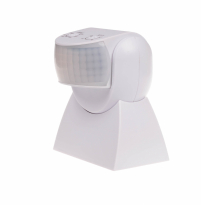 Czujnik ruchu PIR, biały IP65 - F&F - DR-04W