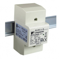 ZASILACZ MODUŁOWY IMPULSOWY NA SZYNĘ TH35 Z ZABEZPIECZENIAMI IP40 PSLR 24 230/12V DC 24W 2A - BREVE - 18912-0011
