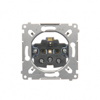 GNIAZDO POJEDYNCZE Z UZIEMIENIEM 2P+Z MECHANIZM ZACISKI ŚRUBOWE 16A 250V IP20 SIMON 54 - KONTAKT SIMON - SGZ1M