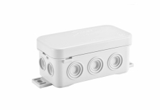 PUSZKA NAŚCIENNA DŁAWNICOWANA, 84X45X39MM - SERIA FASTBOX IP 54 - (KOLOR ŚNIEŻNO-BIAŁY) N8W - SIMET - 83008006
