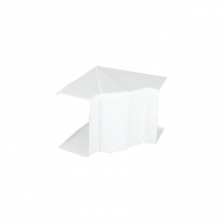 Regulowany kąt wewnętrzny Cabloplus 130x55mm; czysta biel - KONTAKT SIMON - TKA1305507/9