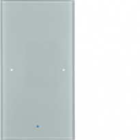 SENSOR DOTYKOWY POJEDYNCZY KOMFORT SZKŁO ALU KNX TS - HAGER - 75141034