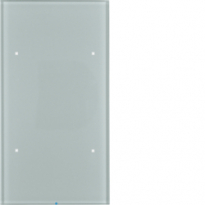 SENSOR SZKLANY DOTYKOWY PODWÓJNY KOMFORT SZKŁO ALU TS - HAGER - 75142034
