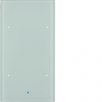 SENSOR SZKLANY DOTYKOWY PODWÓJNY KOMFORT SZKŁO BIAŁE TS - HAGER - 75142830