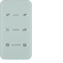 SENSOR DOTYKOWY POTRÓJNY KONFIGUROWALNY BIAŁY SZKŁO R.1  - HAGER - 75143160