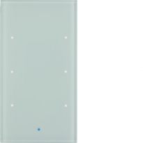 SENSOR SZKLANY DOTYKOWY POTRÓJNY KOMFORT SZKŁO BIAŁE TS  - HAGER - 75143830