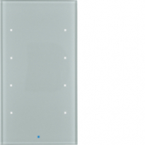 SENSOR SZKLANY DOTYKOWY POCZWÓRNY KOMFORT SZKŁO ALU TS  - HAGER - 75144034