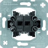 ŁĄCZNIK ŚWIECZNIKOWY DWUKLAWISZOWY MECHANIZM ZACISKI AUTOMATYCZNE ONE.PLATFORM - HAGER - 533035