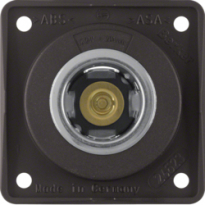 GNIAZDO ZASILANIA 12 V MECHANIZM BRĄZOWY MAT INTEGRO FLOW  - HAGER - 845712501