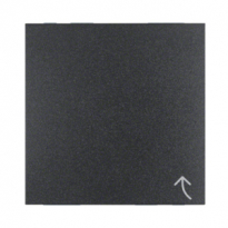 ELEMENT CENTRALNY DO GNIAZDA Z UZIEMIENIEM Z POKRYWĄ ANTRACYT MAT B.KWADRAT/B.3/B.7 - HAGER - 3965898996