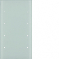 SENSOR DOTYKOWY POCZWÓRNY KOMFORT BIAŁY SZKŁO R.3 - HAGER - 75144850