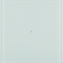 PRZYCISK POJEDYNCZY STANDARD SZKŁO BIAŁE B.IQ  - HAGER - 75161090
