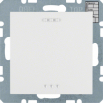 REGULATOR TEMPERATURY BEZ STEROWANIA RĘCZNEGO Z INTERFEJSEM UNIWERSALNYM Z WBUDOWANYM BIAŁY S.1/B.3/B.7 - HAGER - 75441259