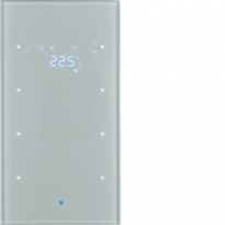 SENSOR POTRÓJNY Z RTR SZKŁO ALU TS SENSOR KNX  - HAGER - 75643034