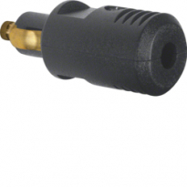 WTYCZKA DO GNIAZDA SAMOCHODOWEGO CZARNY INTEGRO FLOW - HAGER - 4637