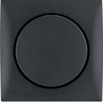 ELEKTRONICZNY POTENCJOMETR OBROTOWY 1-10 V Z POKRĘTŁEM REGULACYJNYM ANTRACYT MAT INTEGRO FLOW - HAGER - 928912505