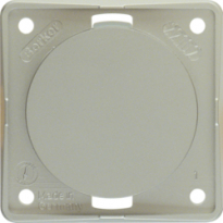 ZAŚLEPKA Z PŁYTKĄ NOŚNĄ STAL SZLACHETNA LAKIEROWANY INTEGRO FLOW - HAGER - 945162524