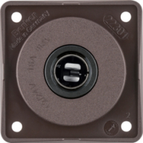 GNIAZDO ZASILAJĄCE 12 V SAMOCHODOWE BRĄZOWY MAT INTEGRO FLOW  - HAGER - 945172501