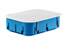 PUSZKA INSTALACYJNA DO PUSTYCH ŚCIAN 6-POLOWA ROZGAŁĘŹNA Z POKRYWĄ P6X60DP - SIMET - 32178203