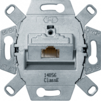 MECHANIZM GNIAZDA KOMPUTEROWEGO POJEDYNCZEGO RJ45 UAEEKRANOWANE KAT. 6 KLASA E ONE.PLATFORM - HAGER - 455401