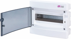 ROZDZIELNIA TWORZYWO PODTYNKOWA IP40 1X12 MOD DRZWI TRANSPARENTNE ECM12PT - ETI - 001101011