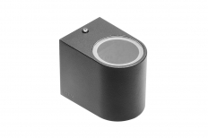 KINKIET GU10 MAX. 35W IP54 AC 220-240V 50/60HZ CZARNA TIAGO - GTV - LD-TIAGOGU10J-20