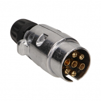 WTYCZKA PRZYCZEPY SAMOCHODOWEJ, ALUMINIOWA 7 PINÓW, 12/24V. - ORNO - OR-AE-1385