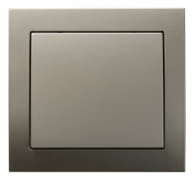 ŁĄCZNIK JEDNOBIEGUNOWY SATYNA LIGHT KIER. - OSPEL - ŁP-1W/45