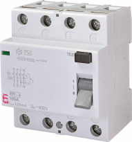 WYŁĄCZNIK RÓŻNICOWOPRĄDOWY EFI-4 AC 100/0.1 - ETI - 002062153