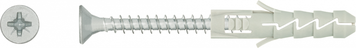 KOŁEK ROZPOROWY 6+ Z WKRĘTEM /200SZT/ - RAWLPLUG - FIX-06+