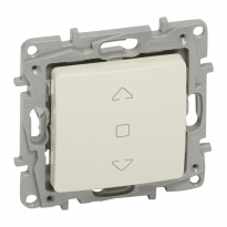 ŁĄCZNIK STEROWANIA ROLET ZACISKI ŚRUBOWE 250V IP20 KREMOWY NILOE2 - LEGRAND - 764611