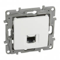 GNIAZDO KOMPUTEROWE POJEDYNCZE RJ45 KAT.5 UTP BIAŁY NILOE2 - LEGRAND - 764571