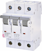 WYŁĄCZNIK NADPRĄDOWY ETIMAT 6 3P D63 - ETI - 002164522