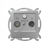 GNIAZDO RTV DATA SREBRO AS. - OSPEL - GPA-GD/m/18