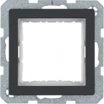 ZESTAW ADAPTACYJNY DO MODUŁÓW SYSTO 45X45MM, ALU AKSAMIT, LAKIEROWANY Q.1/Q.3 . - HAGER - 14406086