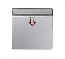Pokrywa do łączników hotelowych; aluminium - KONTAKT SIMON - 82078-63