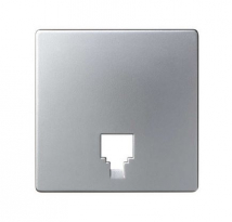 Pokrywa do gniazda telefonicznego; aluminium - KONTAKT SIMON - 82062-63