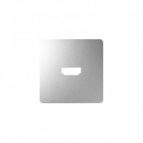 Pokrywa do gniazda HDMI; aluminium - KONTAKT SIMON - 8201094-093