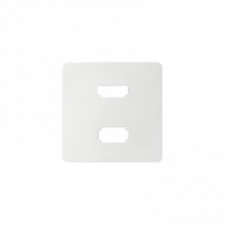 Pokrywa do gniazda USB+HDMI; biały - KONTAKT SIMON - 8201095-030
