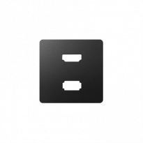 Pokrywa do gniazda USB+HDMI; grafit - KONTAKT SIMON - 8201095-038