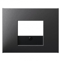 ELEMENT CENTRALNY DO GNIAZDA TAE I GŁOSNIKOWEGO ANTRACYT MAT LAKIEROWANY K.1 - HAGER - 10357006