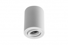 OPRAWA SUFITOWA MAX 50W 85X115MM, IP20 OKRĄGŁA BIAŁA ALUMINIUM SENSA. - GTV - OS-SEN5087OKB-10